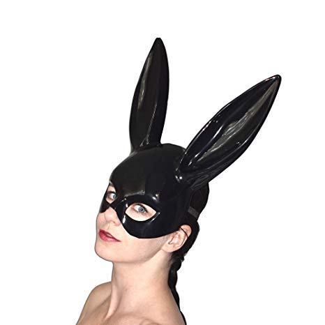 PLAYBOY MASK zajačik čierne zajačie uši