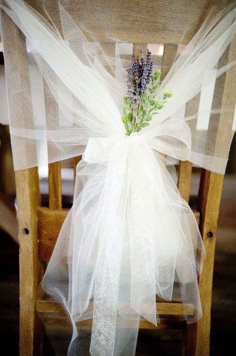 Organza organza BIELA - 36cm -- 9m