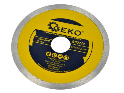 Diamantový kotúč 115mm GEKO G00240