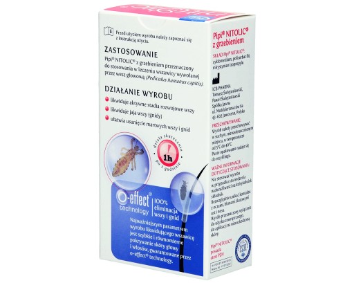 PIPI NITOLIC TEKUTINÁ NA VŠI HNIDU S HREBEŇOM 30 ML
