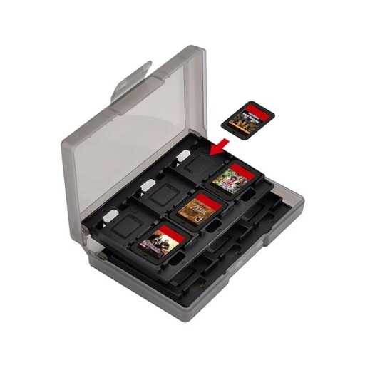 Krabička na 24 hier pre Nintendo Switch + prekrytia