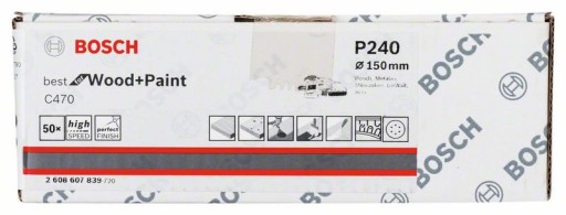 Brúsny papier na suchý zips 150mm GR.240 BOSCH