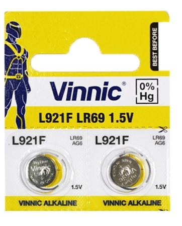 BATÉRIE VINNIC AG6 SR920 LR69 L921 BATÉRIE 10ks