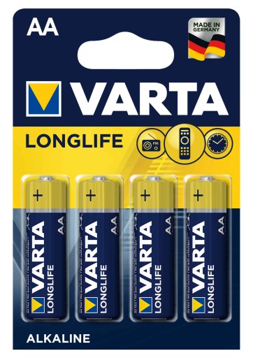 BATÉRIE VARTA LONGLIFE AA LR6 4ks ALKAL