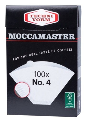 Papierové filtre Moccamaster veľkosť 4 100 ks
