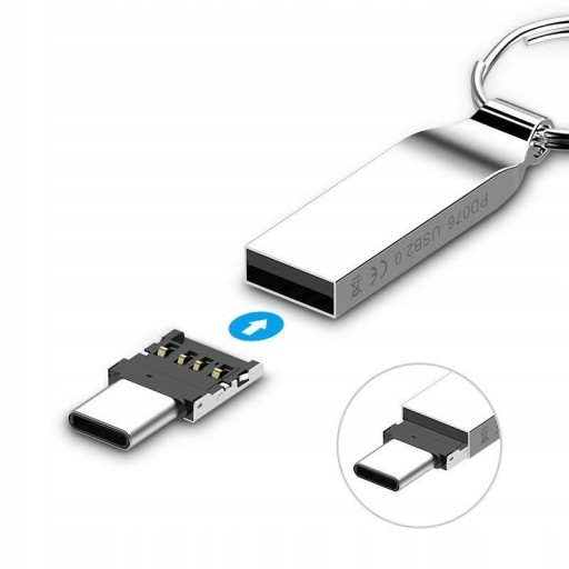 NANO OTG HOST Adaptér USB na USB-C USB3.1 typu C