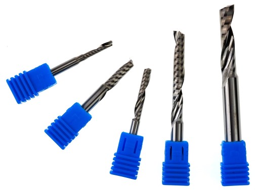 VHM jednobitová tvrdokovová fréza 3.175 CNC PVC PLEXI