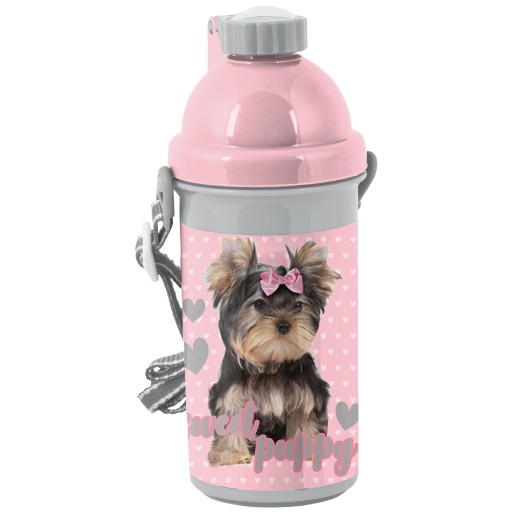 PASO BOTTLE Školská fľaša na vodu DOG Yorkie