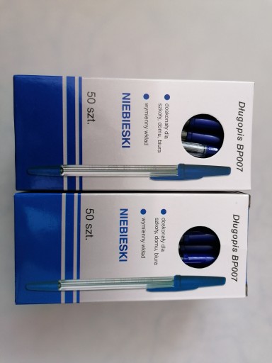 SADA guľôčkového pera Blue Crystal OKOffice 3 ks