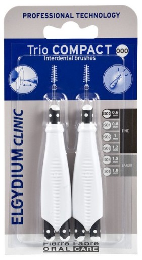 MEDZIZUBNÁ KEFKA ELGYDIUM TRIO COMPACT 000