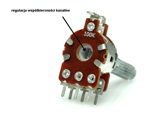 Potenciometer s kohútikom 2x100KB TELPOD - výmena