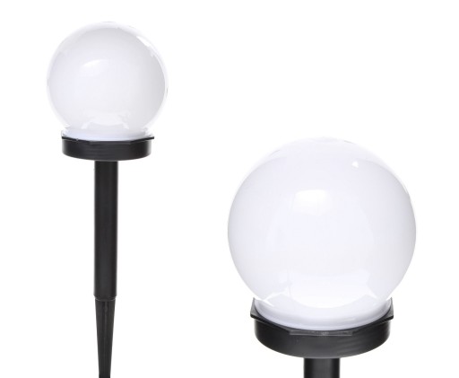 ZÁHRADNÁ SOLARNÁ LAMPA biela LED solárna GUĽA 10