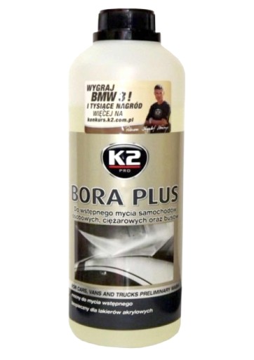 K2 BORA PLUS KVAPALINA NA UMÝVANIE AUTOMOBILOV 1L