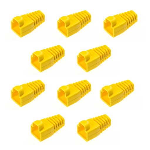 Kryt zástrčky RJ45 - rôzne farby - 10 ks.