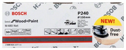 Brúsna sieťka na suchý zips 150mm GR.240 BOSCH