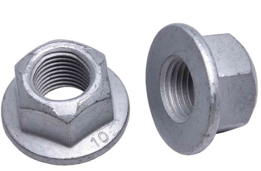 Samosvorná matica M12x1,5 DIN6927, plochá, trieda 10.9, jemný závit, príruba