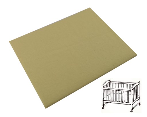 Jersey kolíska list 40x90 žltá OLKA