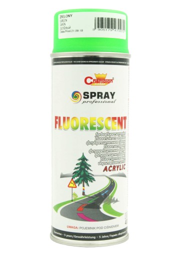FARBA FLUORESCENČNÝ LAK SPREJ 400ml NEON ZELENÁ