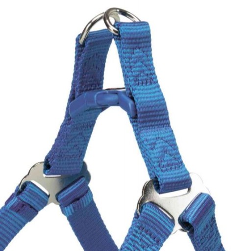 Prémiový postroj na jeden dotyk, XS–S: 30–40 cm/10 mm, kráľovská modrá