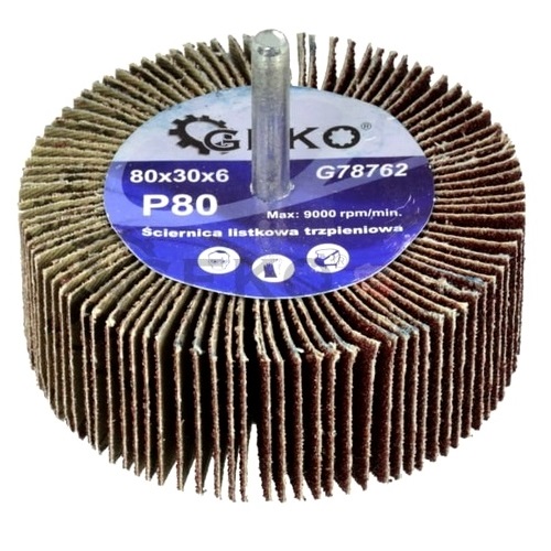 KLAPKOVÝ KOTOUČ BRÚSNY PAPIER NA VŔTAK 80mm