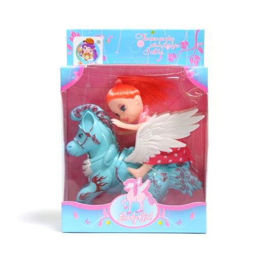 BÁBIKA NA KONÍKU rôzne prevedenia MINI BÁBIKA 10cm