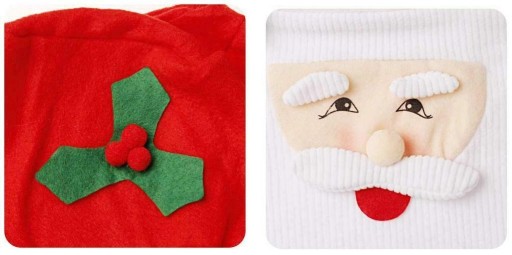 Vianočný kúpeľňový set s WC krytom Santa Claus