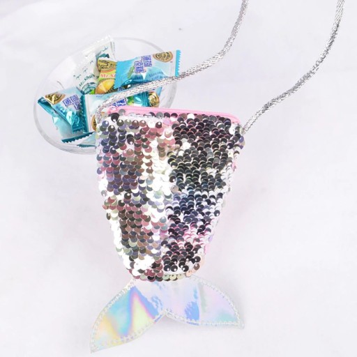 Peňaženka MERMAID, DETská kabelka, OBRÁBITEĽNÉ FILTRY
