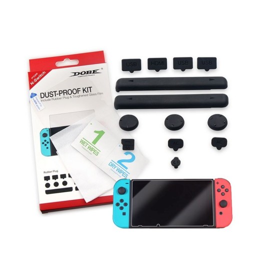 Zástrčky z tvrdeného skla pre porty NINTENDO SWITCH