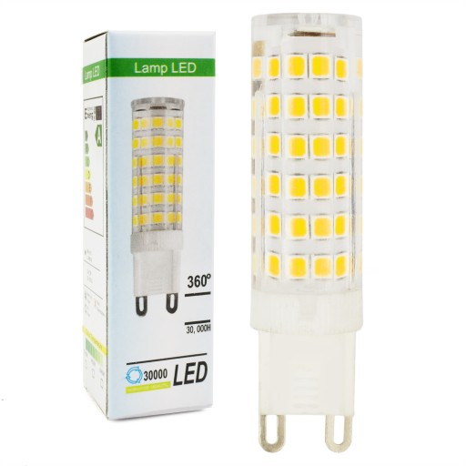 G9 75 LED žiarovka 6W=60W 700lm 220-230V TEPLÁ