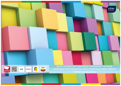 FAREBNÝ TECHNICKÝ BLOK A4 10 listov INTERPRINT