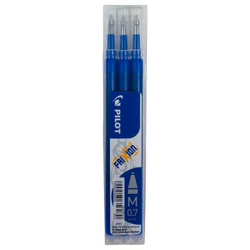 PILOT FRIXION 3 ks ORIGINAL Stierateľné náplne Stierateľné Stierateľné 0,7