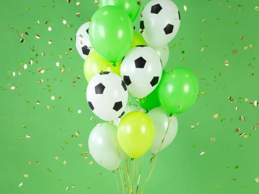Latexové balóny SOCCER Football Birthday Mundial Party 5 ks.
