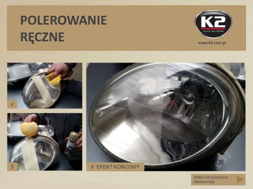 K2 LAMPOVÁ LEKÁRSKA PASTA ODSTRAŇUJE ŠKRABANINY SVETLOMETOV 1486