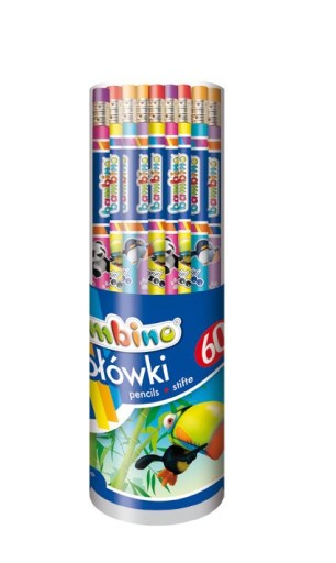 Grafitová ceruzka s gumou BAMBINO 01673