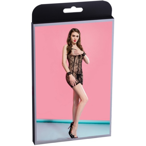 Priehľadné BODY, Sexy mini šaty S/L