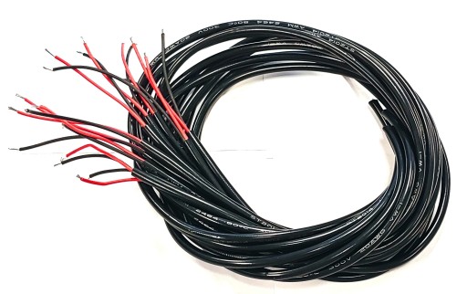 Kábel DC napájací kábel, okrúhly, 50 cm, sada/10 ks