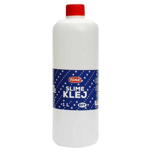 SLIME GLUE univerzálne tekuté lepidlo na slizy, transparentné Toma PVA 1L
