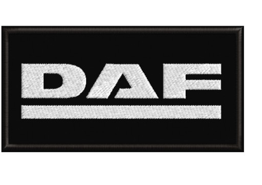 DAF Thermo vyšívacia nášivka 80x40mm
