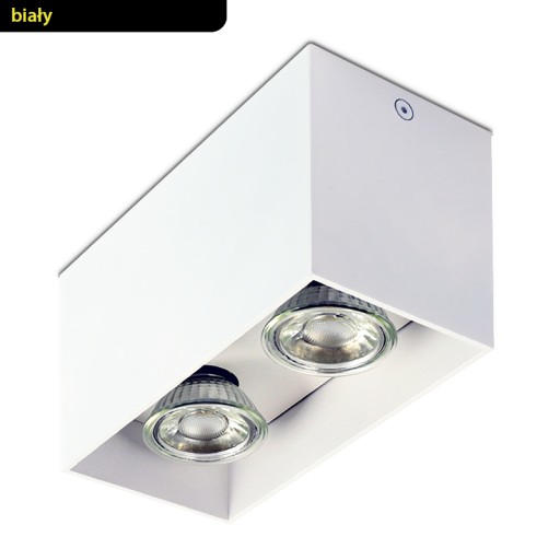 Stropná LAMPA, prisadená TRUBKOVÁ LAMPA K372 2x GU10