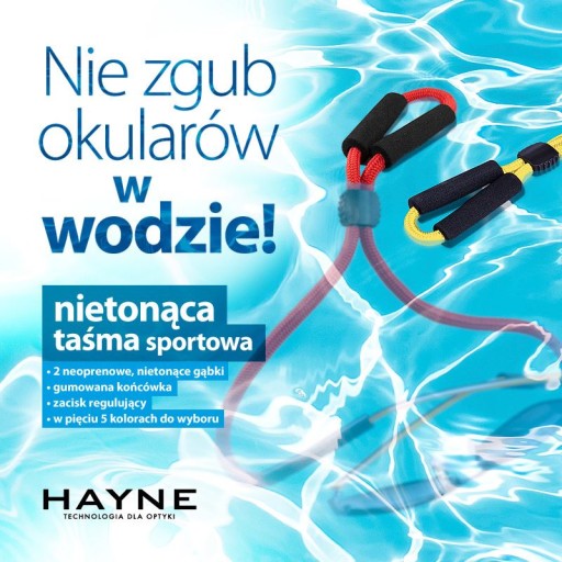 Okuliare s remienkom HAYNE elastické, NEPORÚČAJÚCE, plávajúce