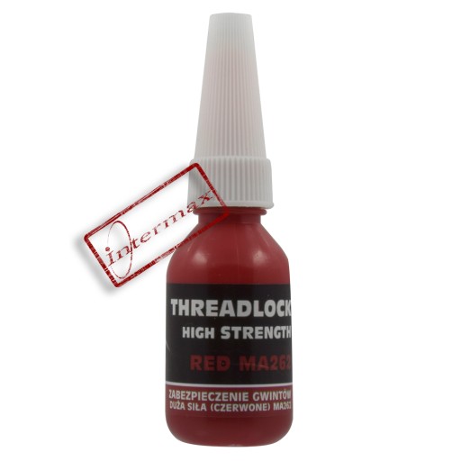 LEPIDLO NA ZABEZPEČENIE NITÍ SILNÉ ČERVENÉ 10 ml