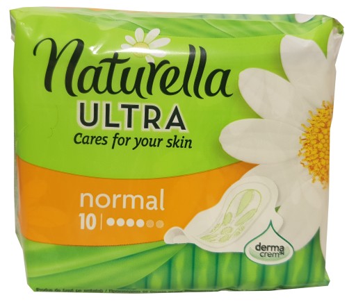 NATURELLA ULTRA 10 hygienických vložiek s KRÍDLAMI CAMELIE