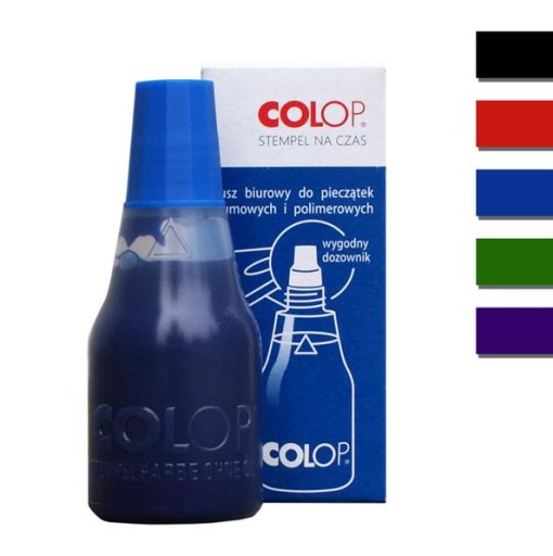 Razítkovací atrament Colop 25 ml, modrý