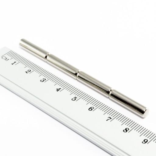 VALEC NEODYMOVÝ MAGNET 5x20 N38 SADA 6 ks