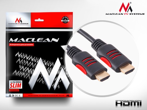 HDMI kábel SLIM 3D GOLD ULTRA HD 1,4 3m
