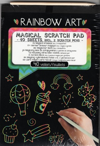 Magický stierací zošit A5