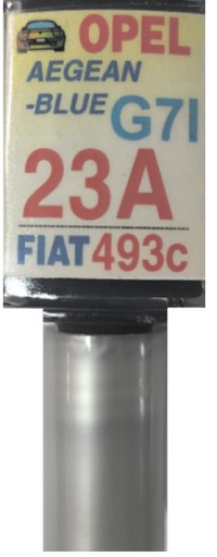 FIAT 493C AEGEAN MODRÝ LAKU NA ŠKRABENY ARA