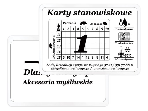 STANICOVÁ KARTA PRE POĽOVNÍKA