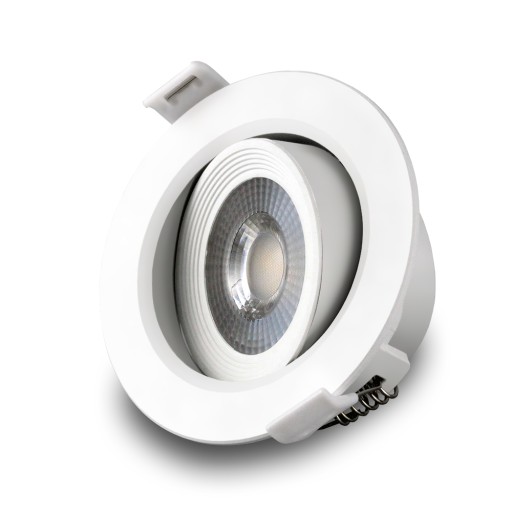 STROPNÝ ZÁMEK HALOGÉNOVÝ VODEODOLNÝ SKLÁPACÍ okrúhly NEUTR 7W IP44 230V