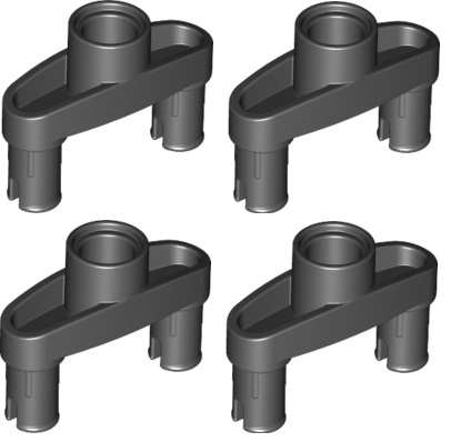 LEGO Technic Connector 15461 čierny - 4 ks